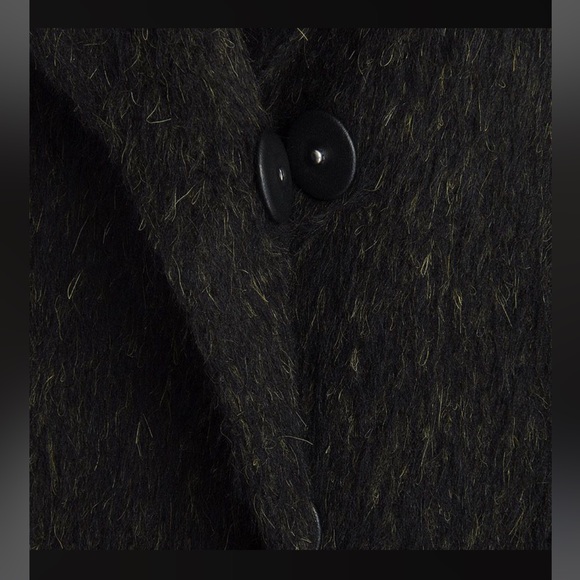 TYLER WOOL WRAPOVER COAT IN BROWN French connection size 6 - Picture 4 of 8